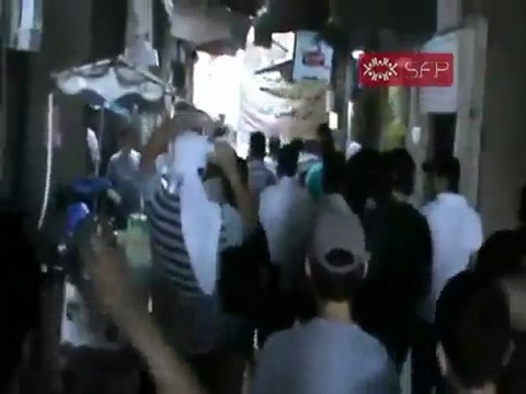 فري برس حماه مظاهرات الاحرار بعد صلاة الظهر للمطالبة باسقاط النظام 22 9 2011