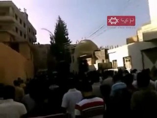 فري برس  إدلب كفربطنا   مظاهرة جمعة وحدة المعارضة 23ـ 9ـ2011