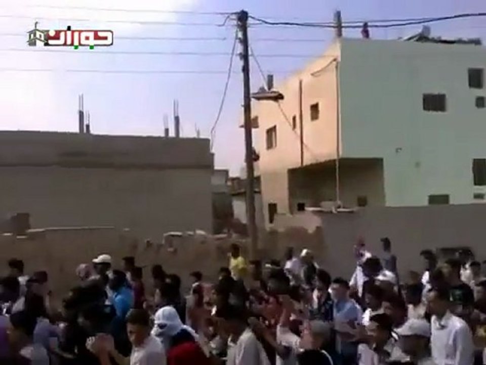 فري برس   حوران عتمان مظاهرة جمعة وحدة المعارضة في 23 9 2011