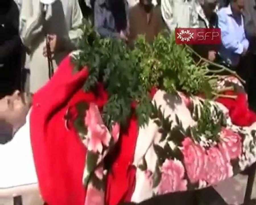 فري برس   تلبيسة صلاة جنازة الشهيد ماجد الباشا 24 9 2011