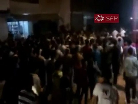 فري برس حوران كفر شمس مظاهرة مسائية نصرة للرستن 28 9 2011