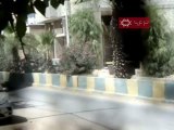 فري برس   ريف دمشق   داريا دخول باصات الجيش إلى داريا 30 9 2011