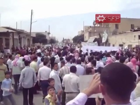 فري برس حلب تل رفعت مظاهرة جمعة شامنا ويمننا 30 9 2011