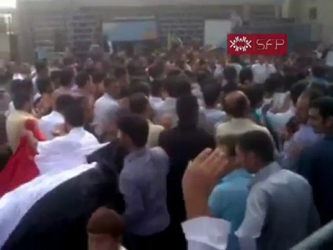 فري برس مظاهرة بلدة نمر في حوران نصرة للرستن 2 10 2011