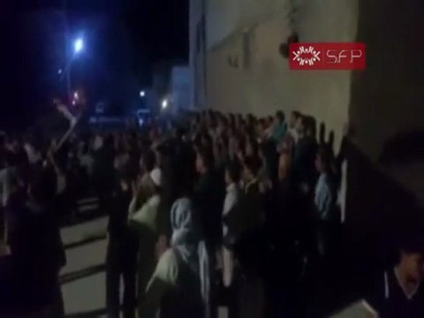 فري برس ادلب سرمين مظاهرة مسائية دعما للمجلس الوطني 3 10 2011