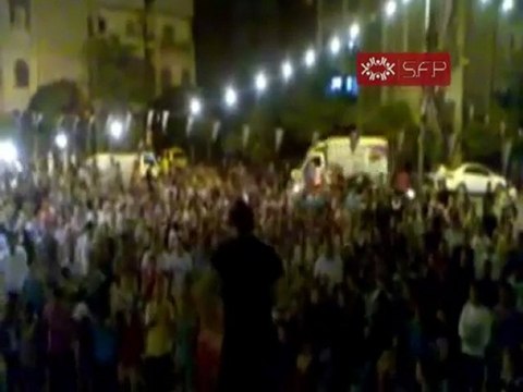 فري برس حمص أحرار الوعر القديم ومسائية ثلاثاء الوفاء للشيخ الصياصنة 4 10 2011