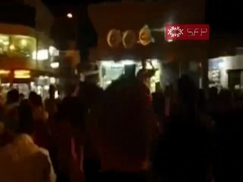 فري برس إدلب بنش مظاهرة مسائية يالله ارحل يابشار 4 10 2011