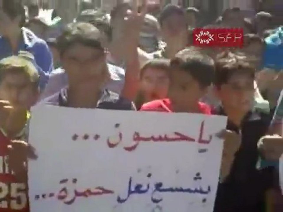 فري برس   إدلب كفرنبل مظاهرة طلابية 5 10 2011