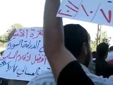 فري برس   مظاهرة حي العسالي بدمشق جعة المجلس الوطني يمثلني 7 10 2011