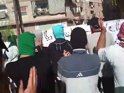فري برس دمشق الحجر الأسود مظاهرة جمعة المجلس الوطني يمثلني 7 10 2011