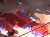 فري برس   روووووائع مظاهرات حمص حي الخالدية حرق العلم الروسي والصيني جمعة المجلس الوطني 7 10 2011