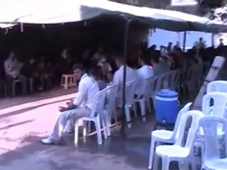 فري برس   حمص باباعمرو  مجلس عزاء للشهيد مشعل تمو 8 10 2011