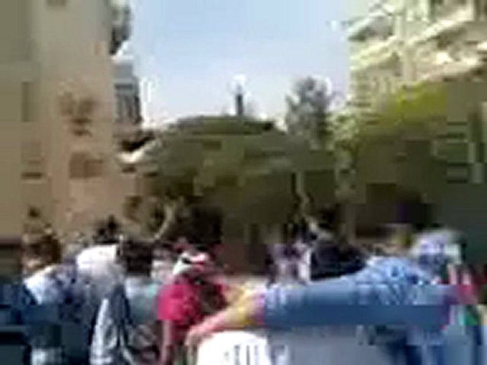 فري برس   مظاهرة طلابية حي غرب المشتل 9 10 2011