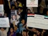 فري برس   مظاهرة حاشدة ببصرالحرير نصرة للشهيد تمو وللقامشلي 10 10 2011