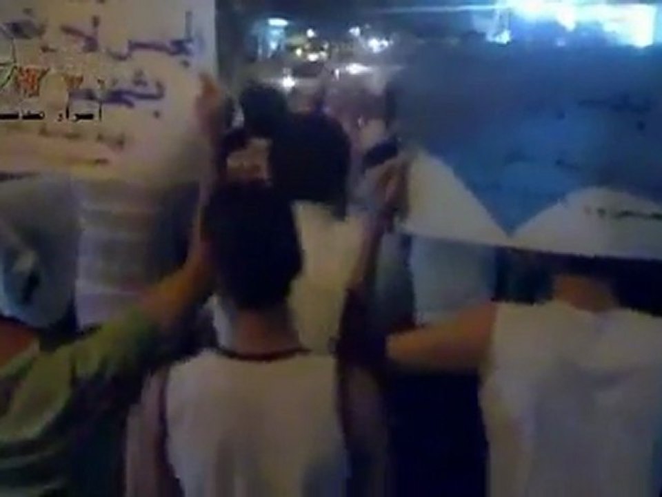 فري برس   حماة مظاهرة لنصرة حمص ولدعم المجلس الوطني 11 10 2011
