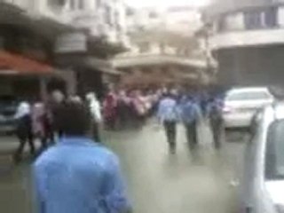 فري برس   مظاهرات طلابية في مدينة تللكخ 12 10 2011