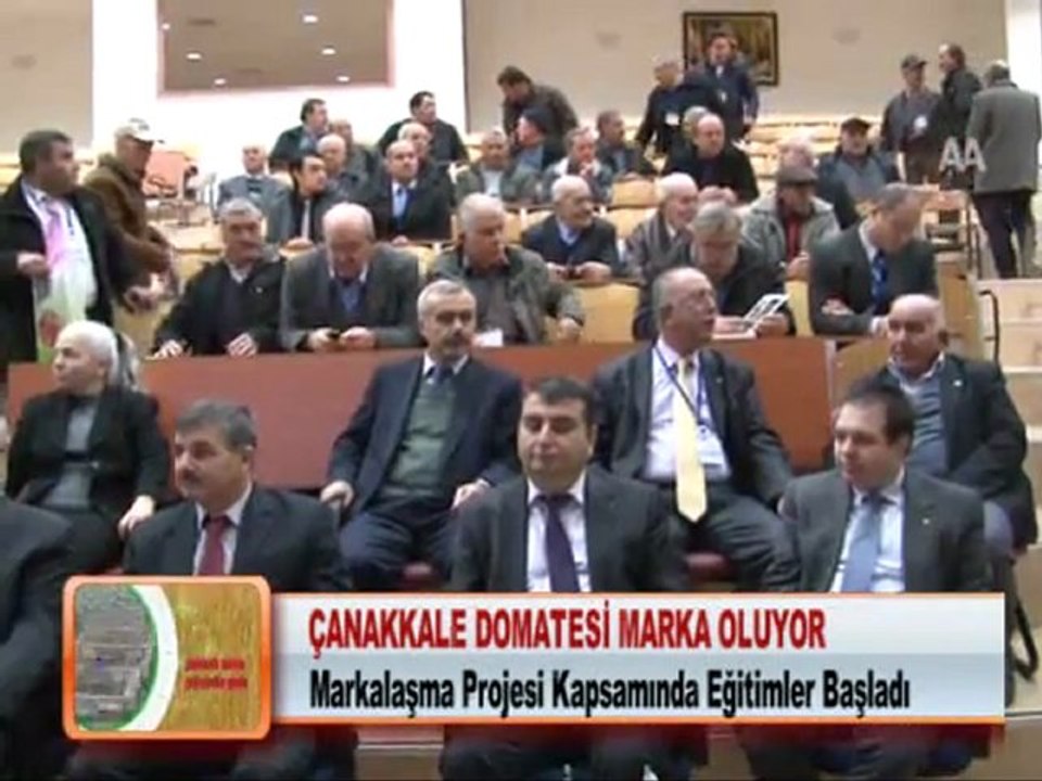 ÇANAKKALE DOMATESİ MARKA OLUYOR 19.01.2012
