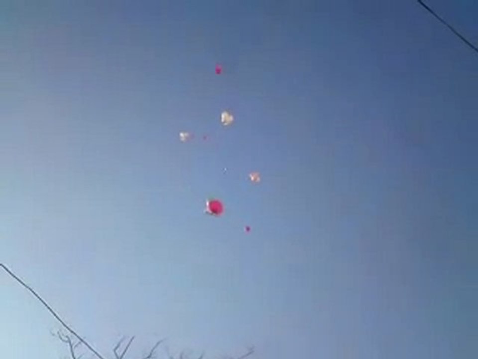فري برس   بالونات الحرية في سماء المزة 13 10 2011