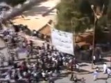 فري برس   جمعة الجيش الحر مظاهرة ضخمة جدا مدينة ادلب 14 10 2011