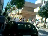حماه طريق حلب قمع المظاهرات بالرصاص من قبل الامن 14-10-2011
