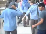 فري برس   حلب الباب    مظاهرة طلابية من امام مدرسة البحتري 17 10 2011