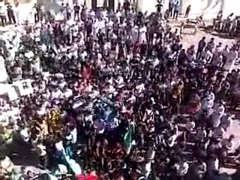 فري برس درعا ناحته انتفاضة الاحرار للمطالبة باسقاط النظام 18 10 2011