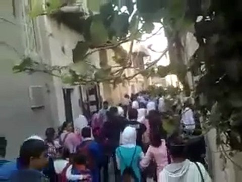 فري برس دمشق برزة مظاهرة طلابية 18 10 2011 ج2