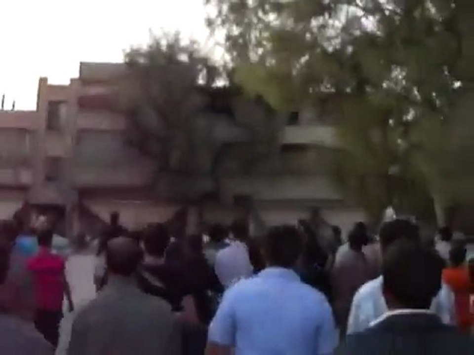 فري برس   ريف دمشق سقبا مظاهرات الاحرار علينا ا...