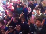 فري برس   إدلب   تفتناز مظاهرة طلابية اعدام الرئيس 19 10 2011