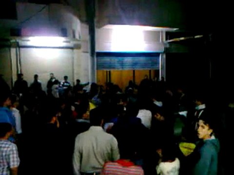 فري برس حمص مسائية حي الشماس منصورين بعون الله 19 10 2011