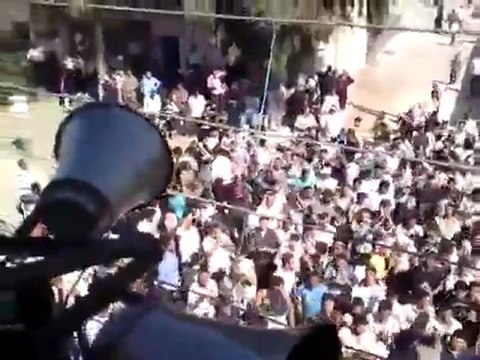 فري برس درعا انخل انتفاضة الاحرار للمطالبة باسقاط النظام الموت ولا المذلة 20 10 2011