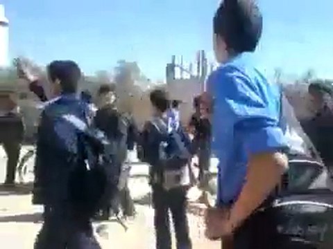 فري برس دريف دمشق المعضمية مظاهرات الطلاب الاحرار للمطالبة بسقوط النظام الاسدي 20 10 2011