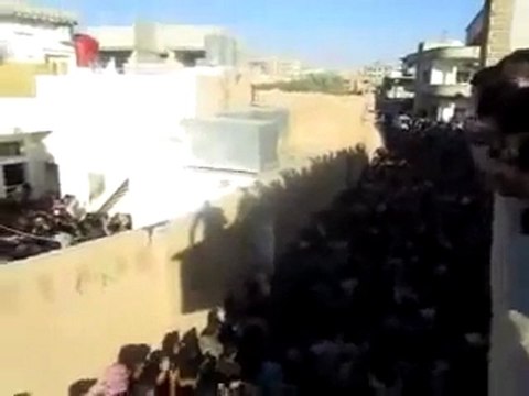 فري برس ريف دمشق الضمير مراسم زفاف الشهيد محمد سليم الحلبي 20 10 2011