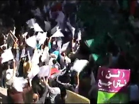 فري برس حمص المحتلة أبطال باب السباع في جمعة شهداء المهلة العربية قبل هجوم الأمن على المظاهرة 21 10 2011 ج1