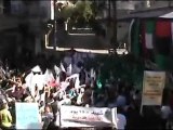 فري برس   حمص المحتلة   أبطال باب السباع في جمعة شهداء المهلة العربية  قبل هجوم الأمن على المظاهرة 21 10 2011 ج2