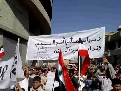 فري برس جمعة شهداء المهلة العربية وادي بردى 21 10 2011