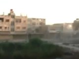 فري برس   حمص  تعرض المحال التجارية للقصف 21 10 2011