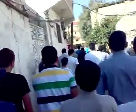 فري برس دمشق القابون جمعة شهداء المهلة العربية 21 10 2011