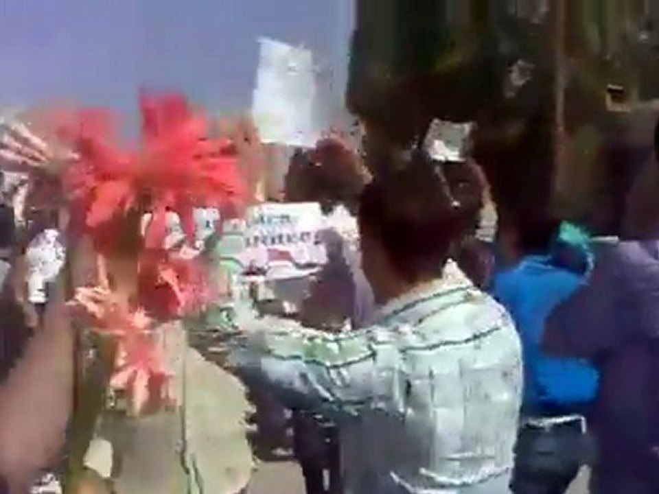 فري برس   ريف دمشق داريا مظاهرة جمعة شهداء المهلة العربية 21 10 2011 ج1