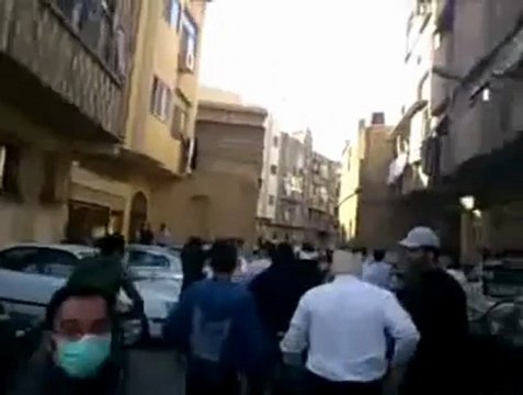 فري برس مظاهرة جامع الماجد جمعة شهداء المهلة العربية 21 10 2011