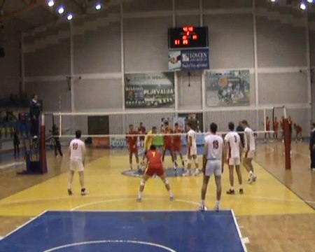 Gjoko Josifov N.3 Red T-Shirt Montenegro-Macedonia 3-1 set-2