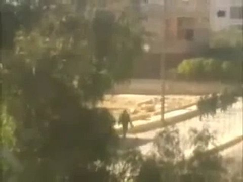 فري برس معضمية الشام انتشار الأمن والجيش بشكل كثيف ومن امرجح أنهم إعتقدو أنفسهم على هضبة الجولان ولاكن هنا المعضمية 21 10 2011