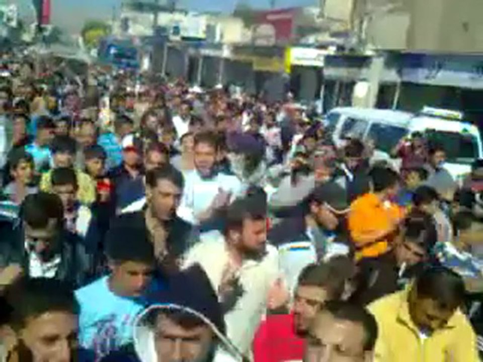 فري برس   حماة قلعة المضيق مظاهرة حاشدة في جمعة شهداء المهلة العربية 21 10 2011