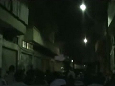 فري برس حمص حي القرابيص و جورة الشياح 23 10 2011