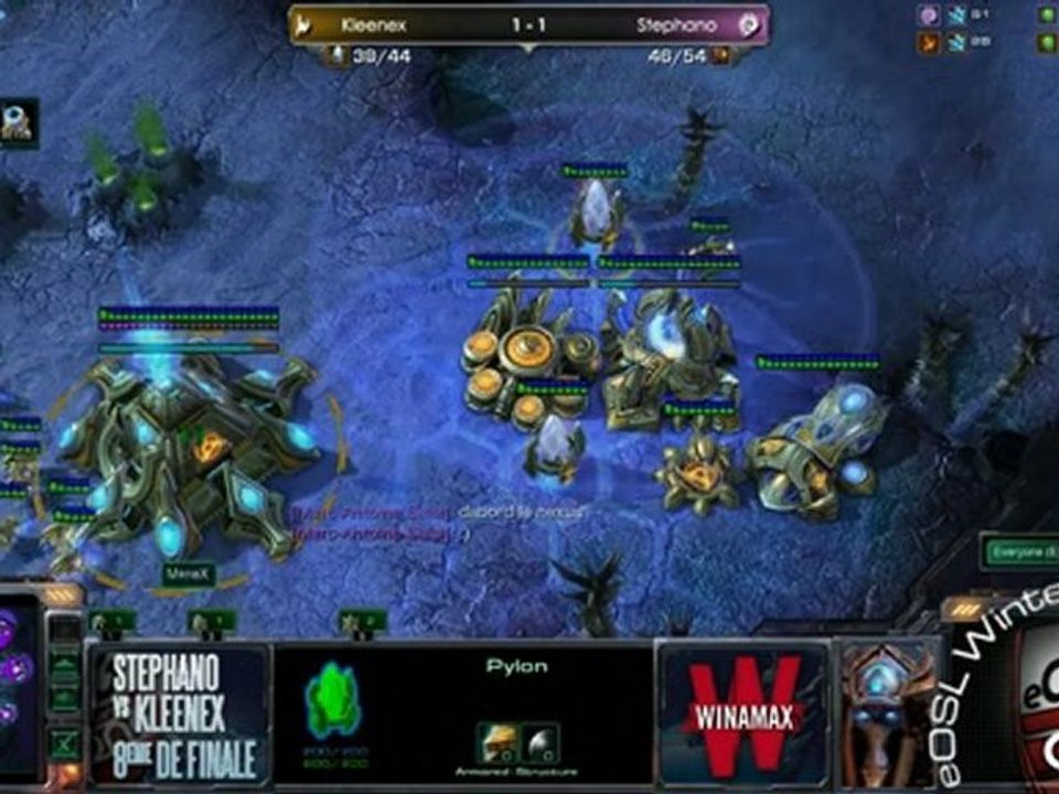 8ème de finale - Stephano vs Nex - match 3 - eOSL Winter'12