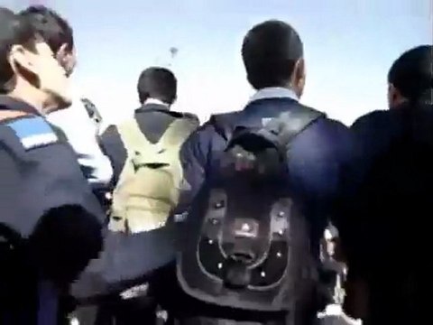 فري برس معضمية الشام مظاهرة طلاب المرحلة الإعدادية وفاءً لزميلهم الشهيد محمد بلة 23 10 2011