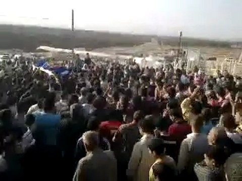 فري برس حماه كفرزيتا تشييع الشهيد محمد عبدالحسيب العبيدان 23 10 2011