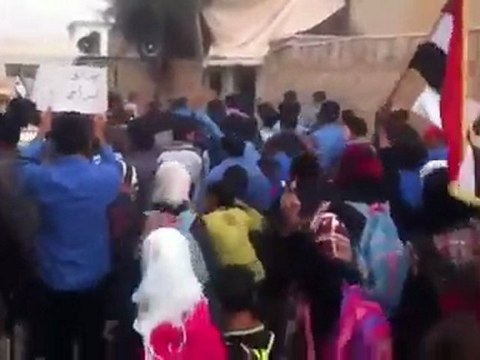 فري برس إدلب تفتناز 24 10 2011 مظاهرة طلابية جــ1
