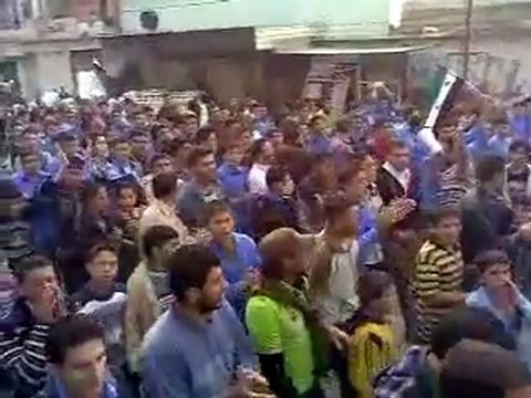 فري برس حماه كفرنبودة مظاهرات الاحرار احتجاجا على دخول عصابات الاسد للمنطقة 24 10 2011
