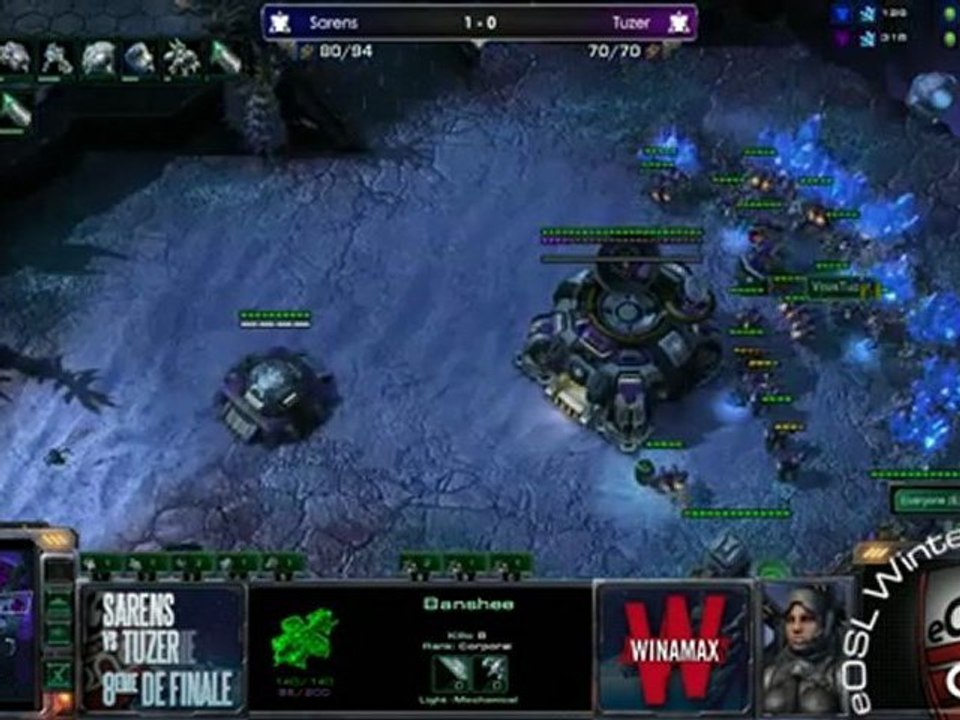 8ème de finale - SarenS vs TuZer - match 2 - eOSL Winter'12